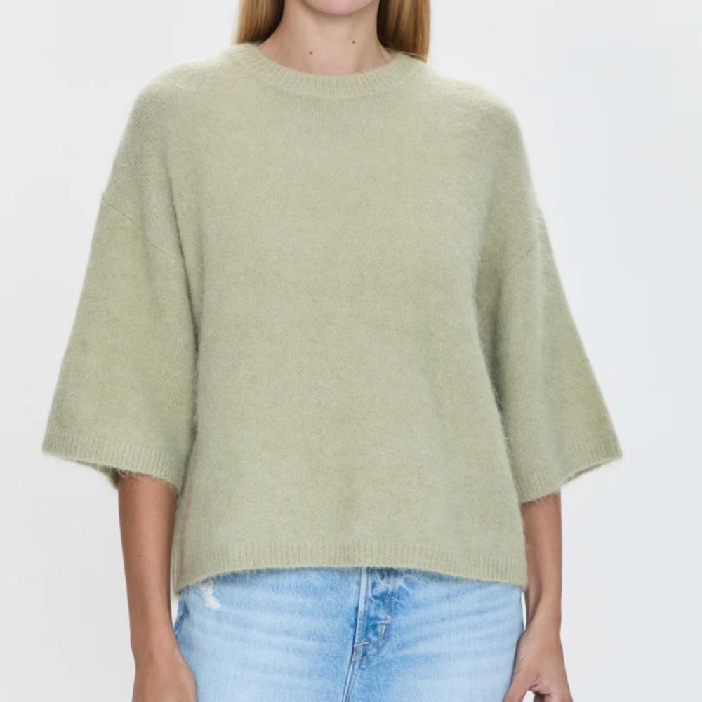 pistola Light Sage Crewneck Sweater